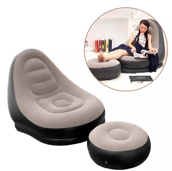 Miniatura 2 de Sofa inflable + Tapete masajeador